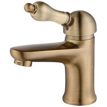 Смеситель для раковины Caprigo Adria-Uno Metal Edition 02M-522-vot Бронза — фото 1, Смесители для раковины