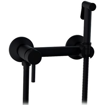 Гигиенический душ со смесителем CeramaLux DRS/001 Черный матовый — фото 1, Гигиенические души