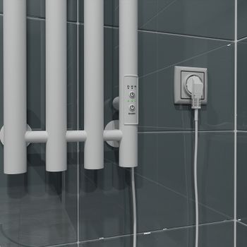 Электрический полотенцесушитель Altasan Арго 120х21 Арго12021БМ Белый матовый — фото 4, Электрические полотенцесушители