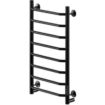 Электрический полотенцесушитель Comfysan Scola EC-8 80x50 017026 Черный матовый — фото 1, Электрические полотенцесушители