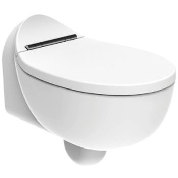 Унитаз биде Creavit Foglia FG321-00CB00E-0000 подвесной Белый без сиденья — фото 1, Подвесные унитазы