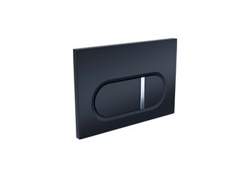 KDI-0000045 (016D) Панель смыва Черная (клавиши прямоугольные) — фото 1, Кнопки смыва