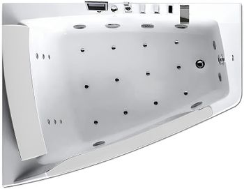 Акриловая ванна Gemy 170х130 G9056 K L с гидромассажем — фото 4, Акриловые ванны