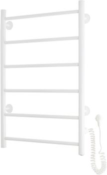 Электрический полотенцесушитель Domoterm Классик DMT 109-6 50x80 EK R Белый матовый — фото 4, Электрические полотенцесушители