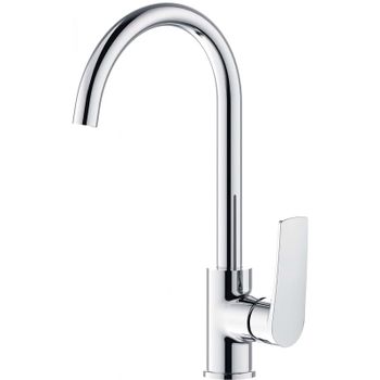 Смеситель для кухни Haiba HB70587 Хром — фото 1, Смесители для кухни