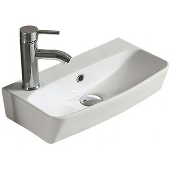 Раковина CeramaLux 45 9055 Белая — фото 1, Мини-раковины