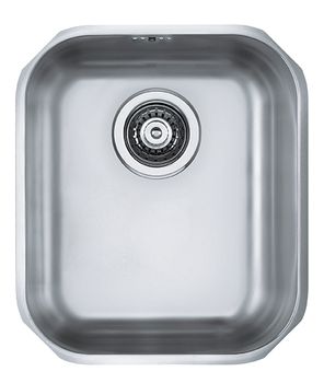 Мойка для кухни VARIANT 40 SAT-90 340X400X185 слив вдоль короткой стороны в комп. с сифоном 1130550, — фото 1, Кухонные мойки