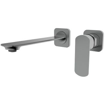 Смеситель для раковины AQUAme Monza AQM6315GM Оружейный металл — фото 1, Смесители для раковины