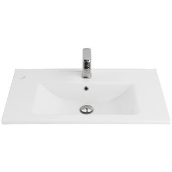 Раковина Creavit Su 85 SU085-00CB00E-0000 Белая — фото 1, Раковины подвесные