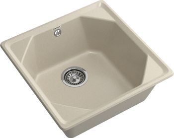 GRANFEST Мойка UNIQUE 500 1-чаша 500*500мм топаз арт.GF- — фото 1, Кухонные мойки