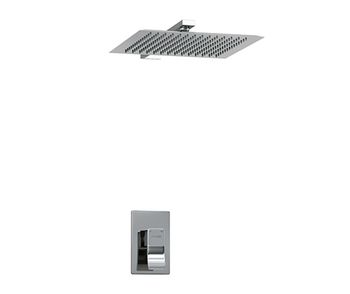 A12118 Встраиваемый комплект для душа с верхней душевой насадкой — фото 1, Встраиваемые душевые комплекты