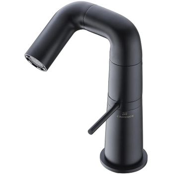 Смеситель для раковины Haiba HB10813-7 Черный матовый — фото 1, Смесители для раковины