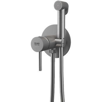 Гигиенический душ со смесителем Remer X-Style X65WXV Сталь — фото 1, Гигиенические души
