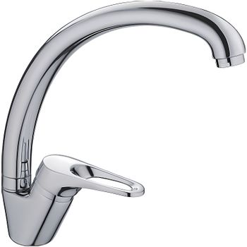 Смеситель для кухни Haiba HB4113 Хром — фото 1, Смесители для кухни