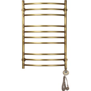 Электрический полотенцесушитель Domoterm Калипсо П10 500x800 АБР ER Античная бронза — фото 1, Электрические полотенцесушители