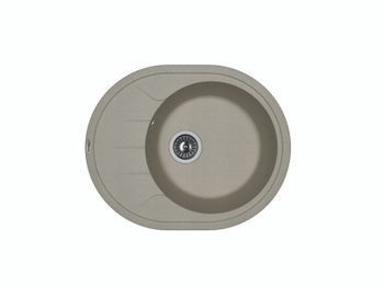 Florentina Мойка "Родос" 620, серый шелк FG — фото 1, Кухонные мойки