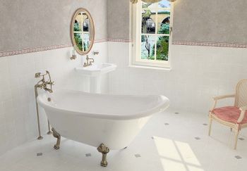 Ванна из искусственного камня Astra Form Роксбург 170х79 01010032 без гидромассажа — фото 6, Ванны из искусственного камня