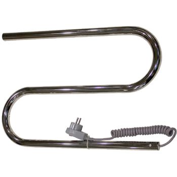 Электрический полотенцесушитель Melodia della vita Wave Electro S-образный 33х50 MTRWVE3350 Полирова — фото 1, Электрические полотенцесушители