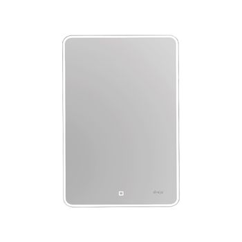 Зеркало POINT, 50x80 см, сенсорный выключатель, LED-подсветка — фото 8, Зеркала в ванную комнату