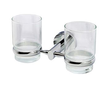 Rhein K-6228D Подстаканник двойной — фото 1, Аксессуары для раковины