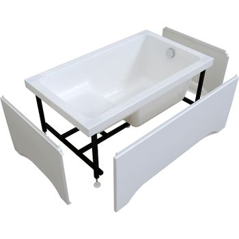 Акриловая ванна Radomir Vannesa Джоанна 120x70 2-01-0-0-1-253Р без гидромассажа — фото 9, Акриловые ванны