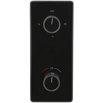 Душевая система ALMAes Tiber TVZ-8805 с термостатом Черная матовая — фото 16, Встраиваемые душевые комплекты