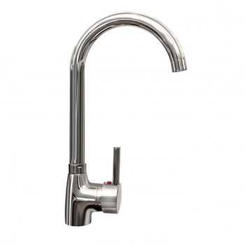 Смеситель для кухни ALBEUS GENESIS GM 120 CHR AQ — фото 1, Смесители для кухни