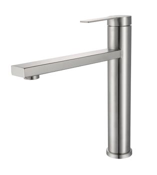 Смеситель д/рак, выс. нерж., арт. B25 Satin — фото 1, Смесители для раковины