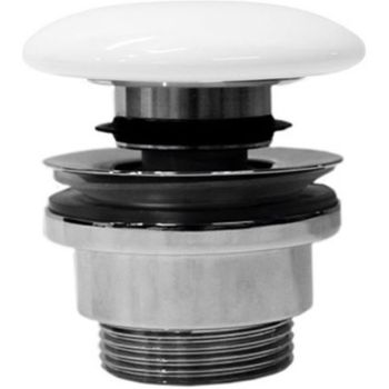 Донный клапан GSI PCS11 click-clack Белый — фото 1, Донные клапаны