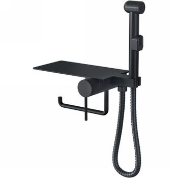 Гигиенический душ со смесителем Bronze de Luxe Scandi 708B Черный матовый — фото 1, Гигиенические души