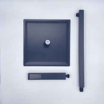 Душевая система ALMAes Tiber TVZ-8805 с термостатом Черная матовая — фото 7, Встраиваемые душевые комплекты