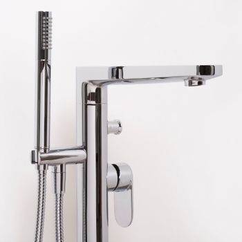 Dinkel 5821 Напольный смеситель для ванны — фото 8, Смесители напольные