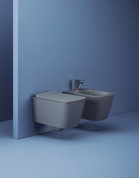 Унитаз Artceram A16 ASV003 40 00 подвесной Tortora без сиденья — фото 3, Подвесные унитазы