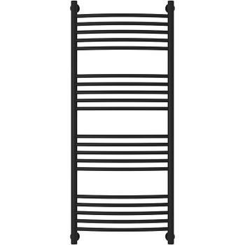 Водяной полотенцесушитель Сунержа Богема+ выгнутая 1200х500 31-0221-1250 Черный матовый — фото 1, Водяные полотенцесушители