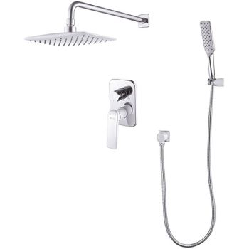 Душевая система Lemark Allegro LM5929CW Хром — фото 1, Встраиваемые душевые комплекты