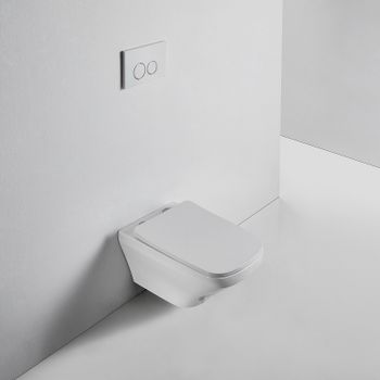 Унитаз Bond Cube F11-10 подвесной Белый с сиденьем Микролифт — фото 6, Подвесные унитазы