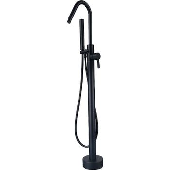 Смеситель для ванны Boch Mann Sella B BM9635 Черный матовый — фото 1, Смесители напольные