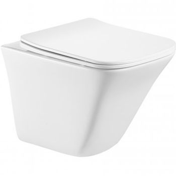 Унитаз BelBagno Marmi BB052CHR подвесной без сиденья — фото 1, Подвесные унитазы