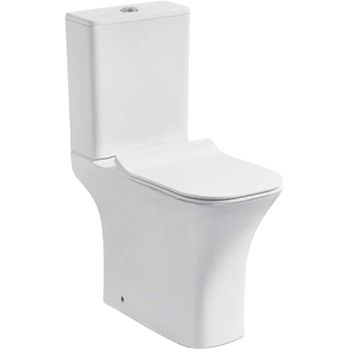 Унитаз компакт Creto Cer C2 1002-002Cer-C2W с бачком и сиденьем Микролифт — фото 1, Напольные унитазы