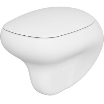 Унитаз Ambassador Diamond 123T20101R подвесной Белый матовый без сиденья — фото 1, Подвесные унитазы