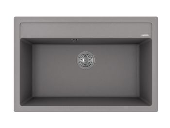 Florentina Мойка "Липси" 770, серый шелк FG — фото 1, Кухонные мойки