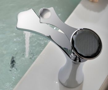 Смеситель для раковины Bronze de Luxe Yasmina 800/B03 Хром — фото 5, Смесители для раковины