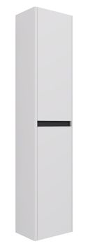 Пенал Luxury 35см, подвесной/напольный, универсальный , 2 дверцы, 2 полки, белый матовый — фото 5, Пеналы для ванной комнаты