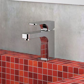 Смеситель для раковины Cisal Cubic CU00051121 Хром — фото 3, Смесители для раковины