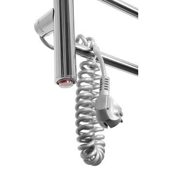 Электрический полотенцесушитель Domoterm Аврора DMT 109-6 50x71 EK L Хром — фото 2, Электрические полотенцесушители