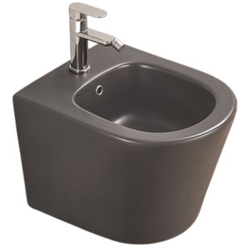 Биде CeramaLux 5330MDH подвесное Серое — фото 1, Биде подвесные