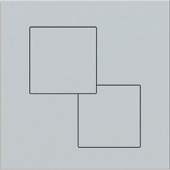 Клавиша смыва KK POL P02 SPP/180/0/K Сатин — фото 1, Кнопки смыва