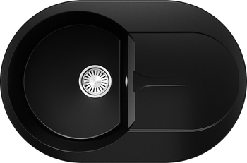 Кухонная мойка Polygran ATOL-760 (№316 Космос) — фото 1, Кухонные мойки