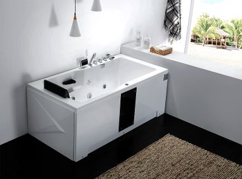 Акриловая ванна Gemy 171х86 G9066 II K R с гидромассажем — фото 6, Акриловые ванны