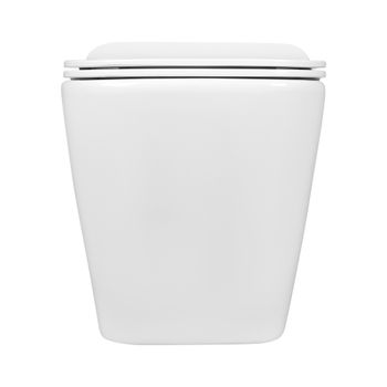 Унитаз подвесной безободковый AQUATEK ДЕЛЬТА 480 x 350 x 320 мм, тонкое сиденье с механизмом плавног — фото 6, Подвесные унитазы